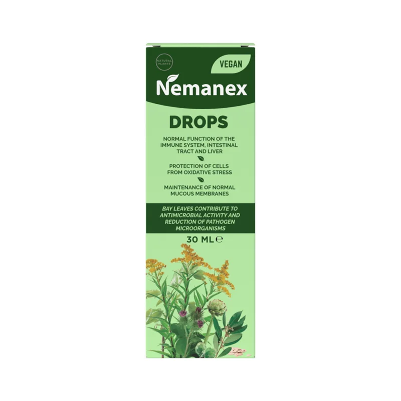 Nemanex — Tropfen-Nahrungsergänzungsmittel, 30 ml Pipettenflasche, vegan