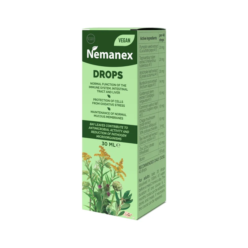 Nemanex — Tropfen mit Kürbiskern, Topinambur und Artischocke